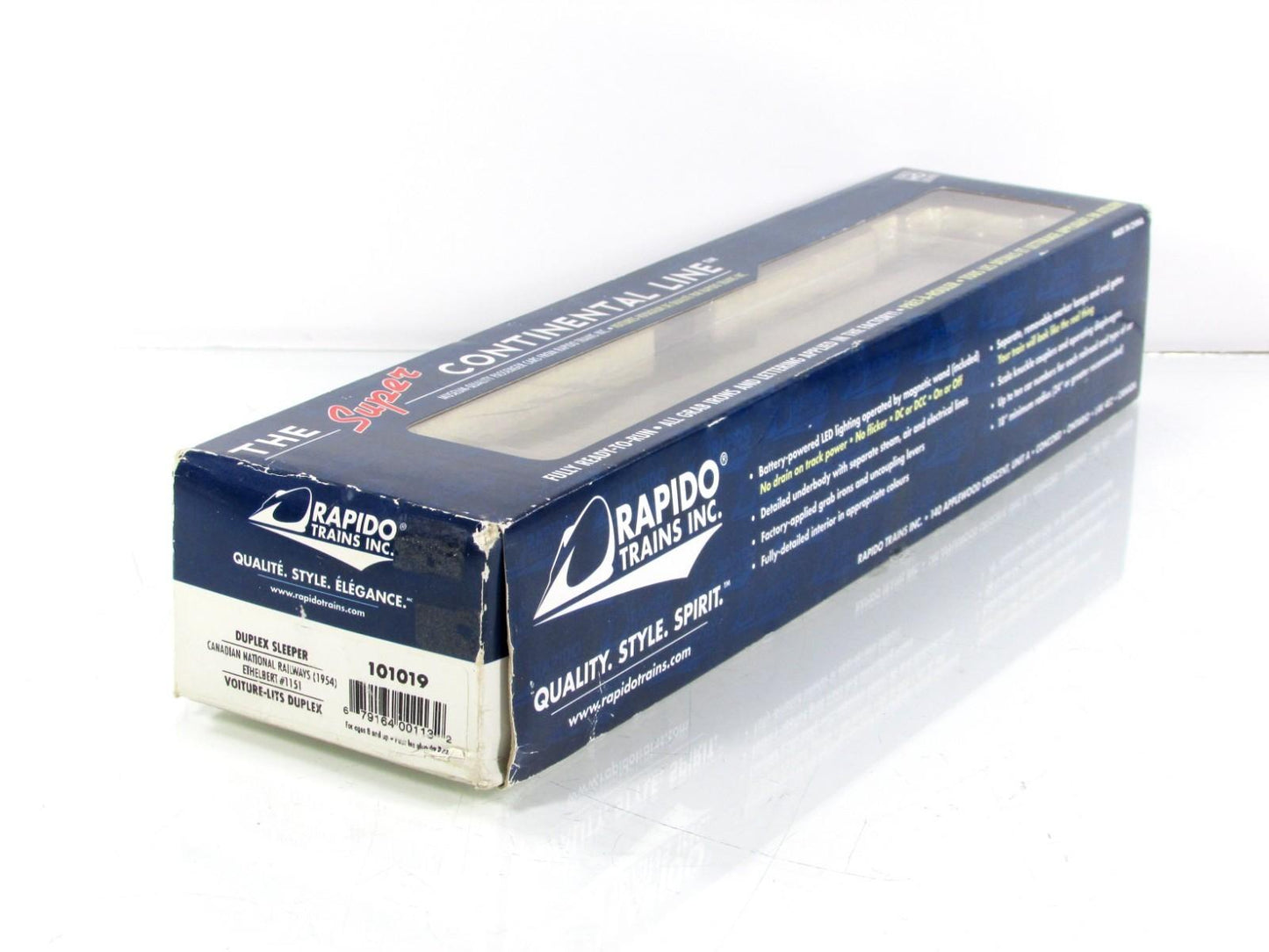 HO Scale **CANADIAN NATIONAL* Sleeper *Ethelbert* #1151 - Rapido 101019, Lighted