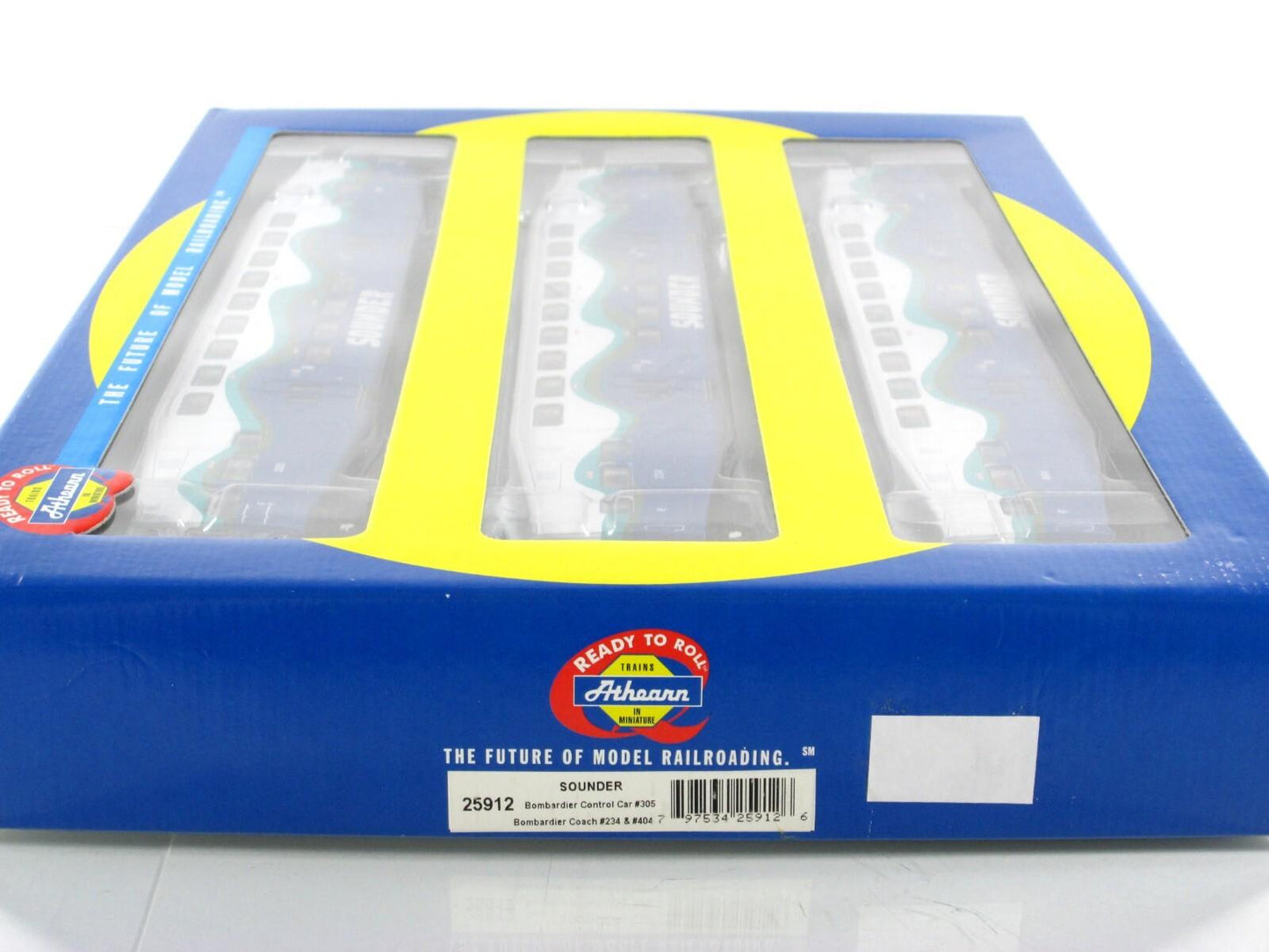HO Scale ***SOUNDER*** Bombardier Passenger Set #305, 234, 404 -- Athearn 25912