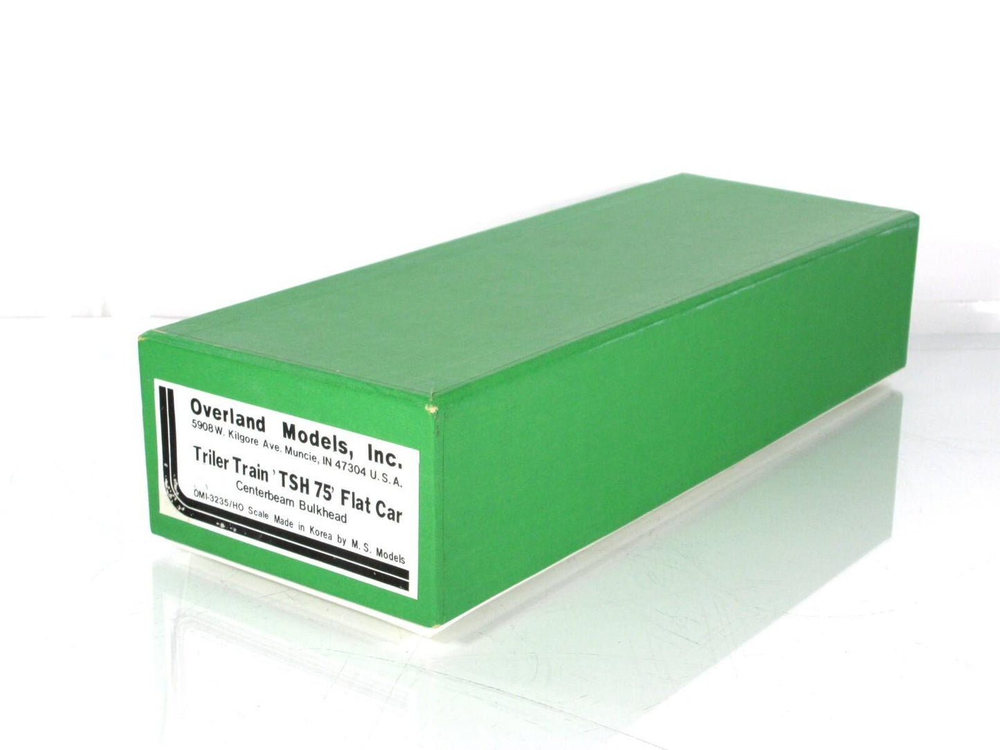 HO Scale BRASS **UNION PACIFIC** 75' Centerbeam Bulkhead Flat Car - Overland, MS