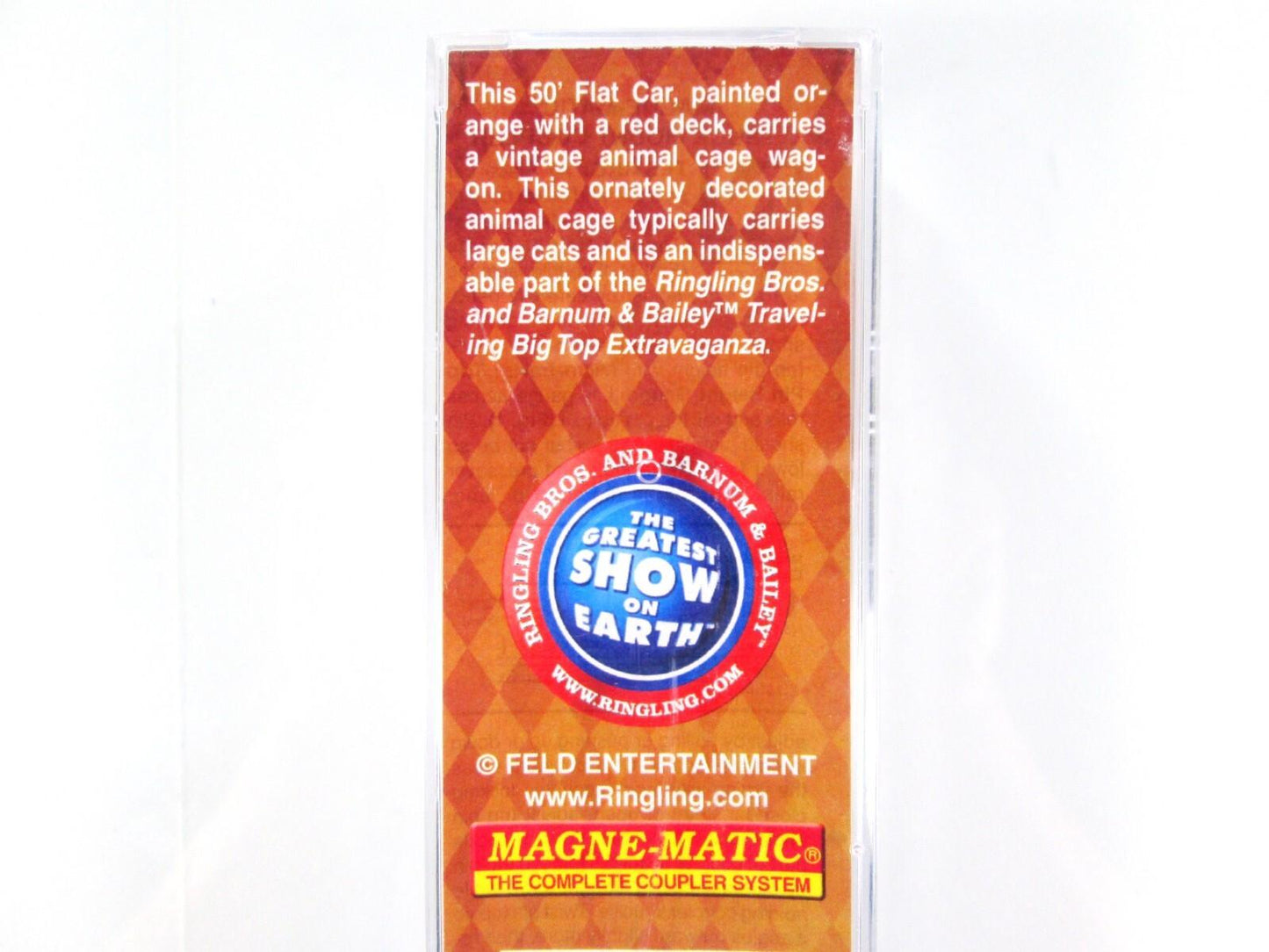 N Scale **RINGLING Bros** Circus Wagon on Flat Car #20157 -Micro Trains 04500372