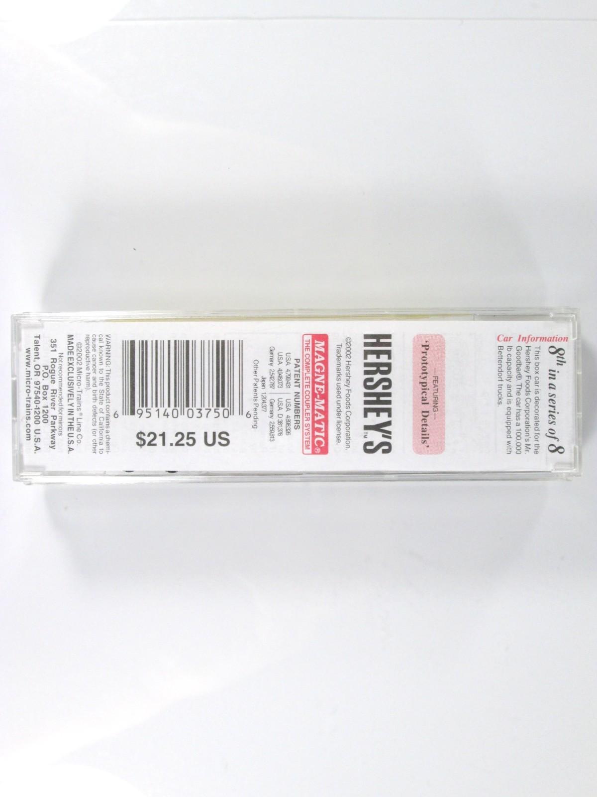 N Scale ***HERSHEY'S MR GOODBAR*** 40' Box Car, HFC 9002 ---- Micro Trains 21310