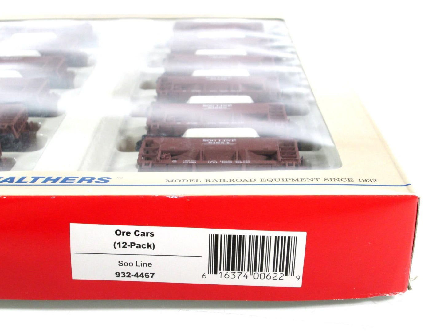 HO Scale ***SOO LINE*** Mining Ore Car 12-Pack Set ----------- Walthers 932-4467