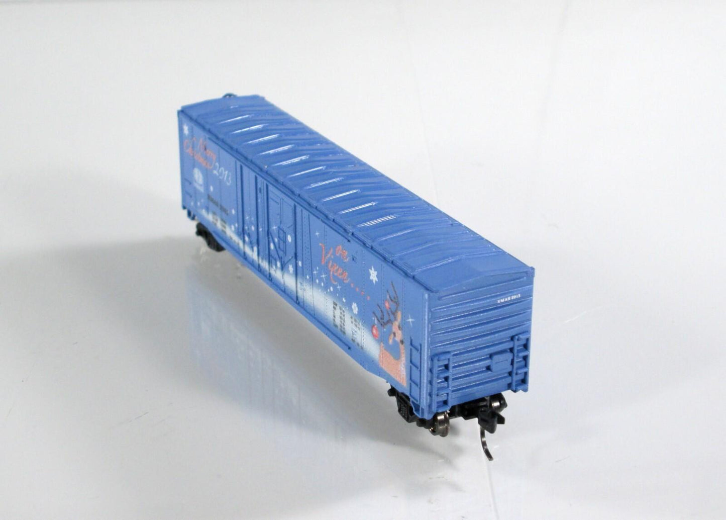 N Scale ***On VIXEN*** Reindeer Christmas Box Car 2013 -- Con-Cor 02013N ***RARE