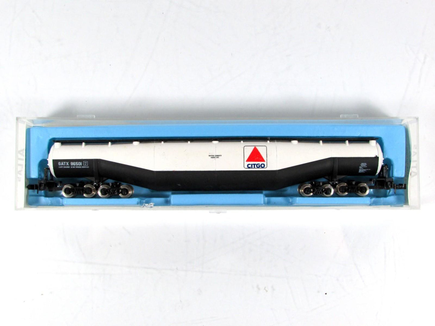 N Scale ****CITGO**** Jumbo 94' Whale Belly Tank Car, GATX 96501 --- Atlas 3111