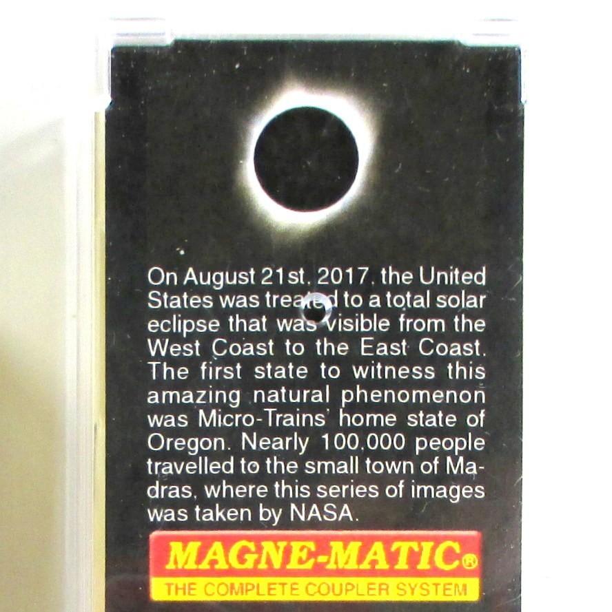 N Scale **SOLAR ECLIPSE 2017** Box Car, MTLX 82117 - Micro Trains 03800550 *RARE