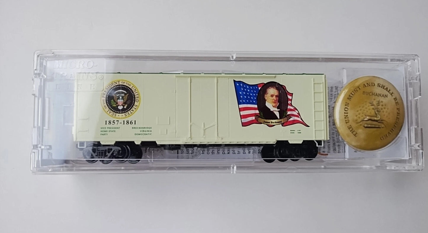 N Scale United States Presidential 40' Box Car Variety Lot - Micro Trains