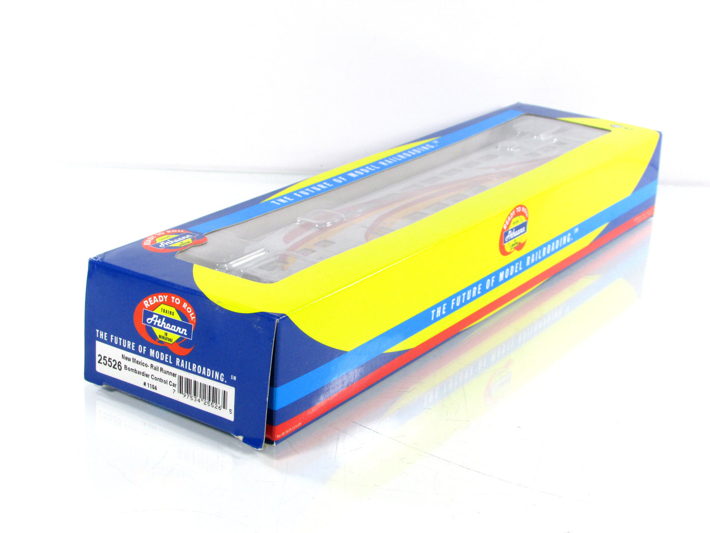 HO Scale **NEW MEXICO RAIL RUNNER** Bombardier Control Car #1104 - Athearn 25526