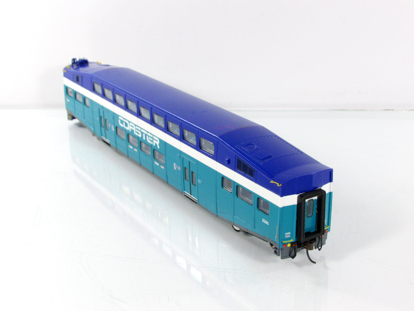 HO Scale *SAN DIEGO COASTER* Bombardier Control Car #2305, Athearn 25540 *RARE