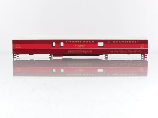 HO Scale **NORTH POLE & SOUTHERN** 1997 CHRISTMAS 72' Baggage-RPO Car - Con-Cor