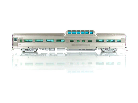 HO Scale ***UNDECORATED*** California Zephyr Dome Car --Broadway 1023, Lighted