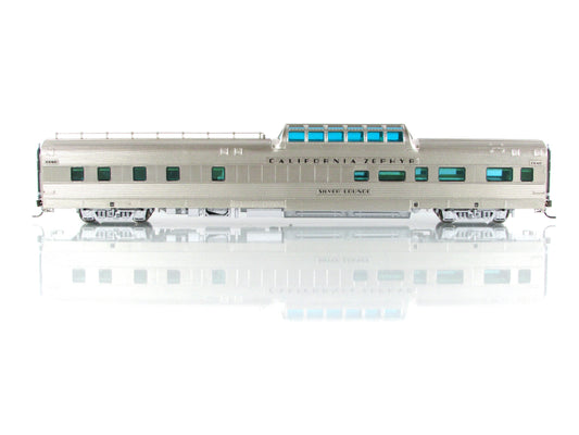 HO Scale ***CB&Q CA ZEPHYR*** SILVER LOUNGE Dome #251 - Broadway 1500, Lighted