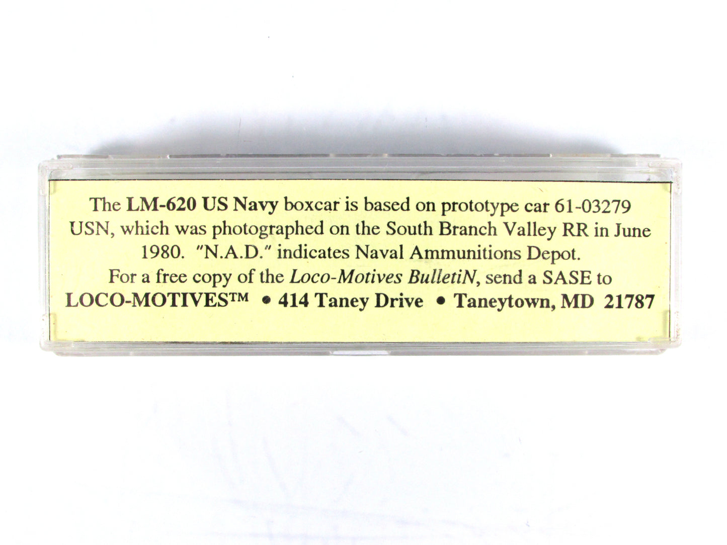 N Scale ***US NAVY*** St Juliens Creek Box Car - USN 61-03278 - Atlas / LM-620