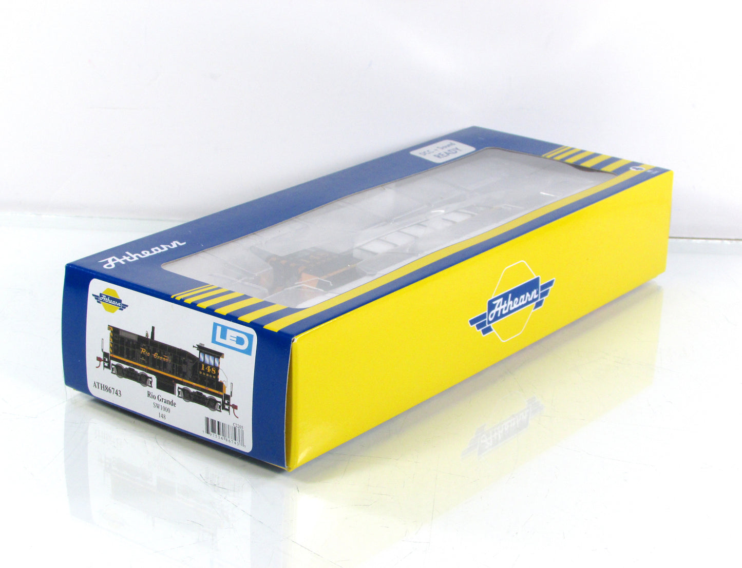 HO Scale **RIO GRANDE* SW1000 Switcher #148 - Athearn ATH86743, DCC-Sound Ready