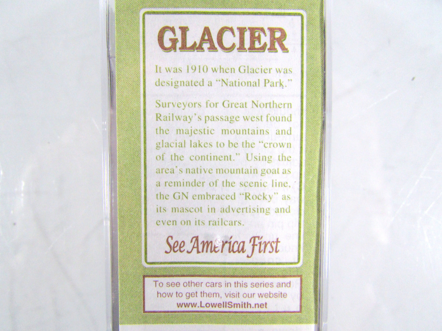 N Scale **Glacier** National Park, GN 6511 -- Micro Trains, Lowell Smith **RARE