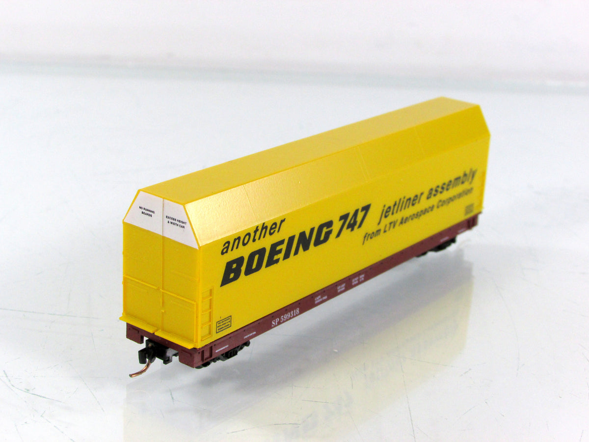 N Scale **BOEING SKYBOX** Aircraft Flat Car, SP 599318 - LBF 5601, MTL Couplers