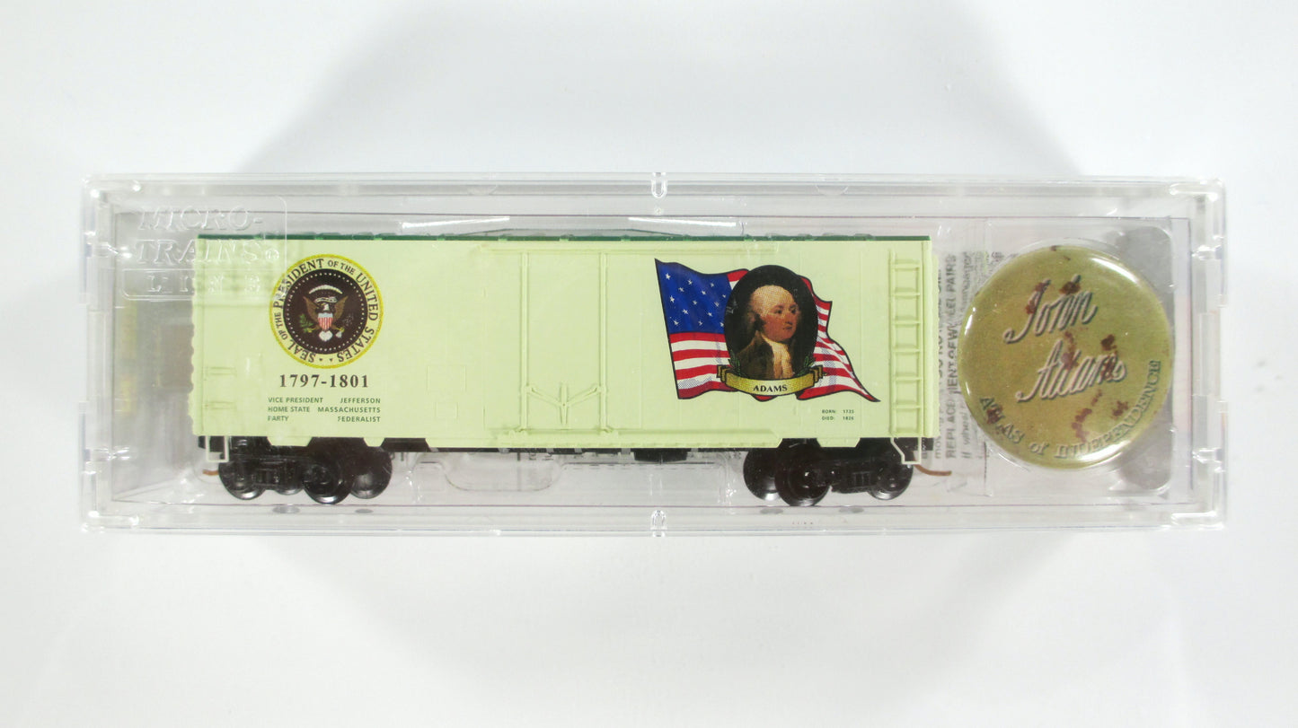 N Scale United States Presidential 40' Box Car Variety Lot - Micro Trains