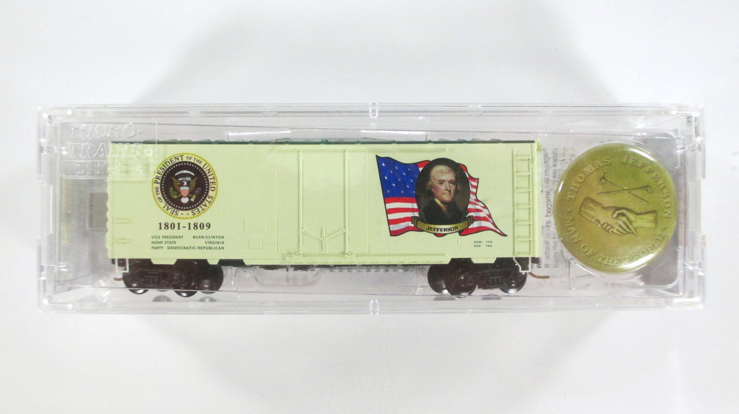 N Scale United States Presidential 40' Box Car Variety Lot - Micro Trains