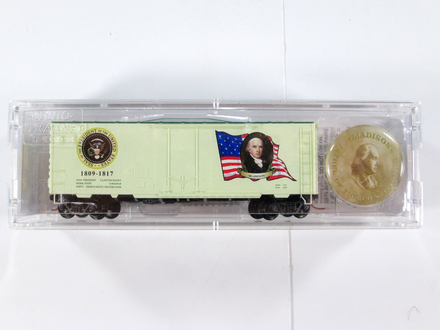 N Scale United States Presidential 40' Box Car Variety Lot - Micro Trains