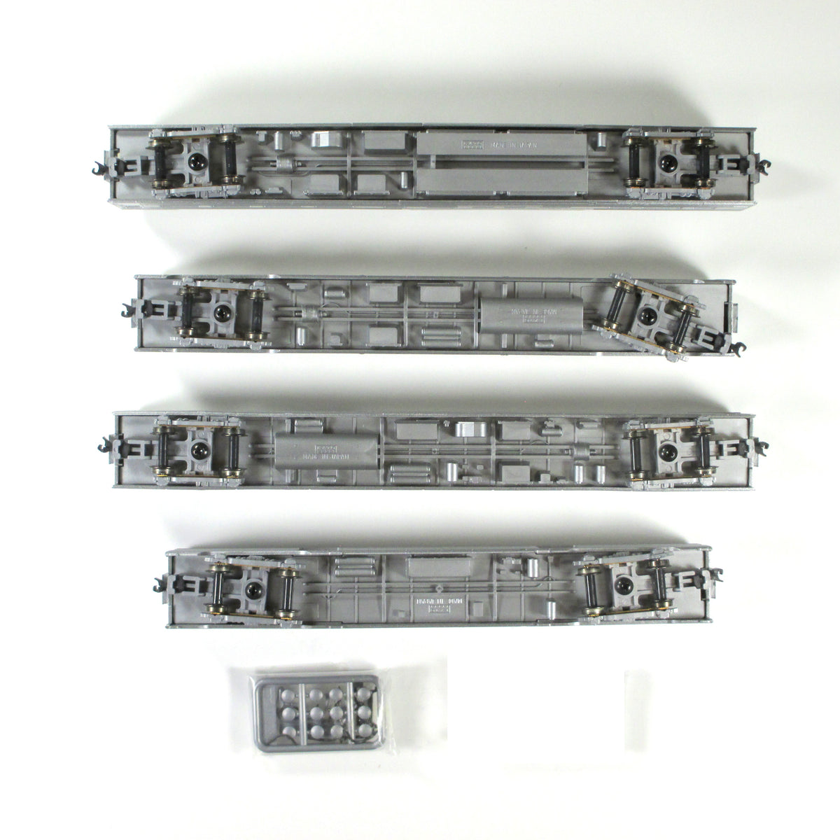 N Scale *SANTA FE* Lightweight Corrugated Passenger 4-Car Set B - Kato 106-1603