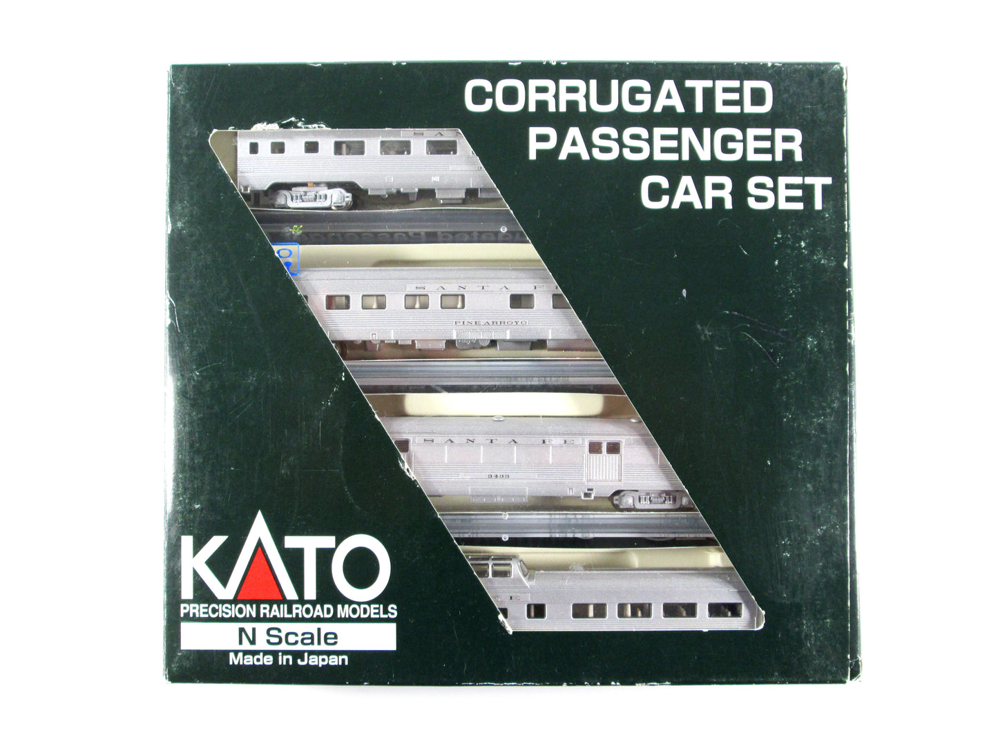N Scale **SANTA FE** Lightweight Corrugated Passenger 4-Set B - Kato 106-1604