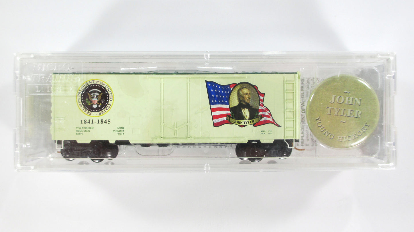 N Scale United States Presidential 40' Box Car Variety Lot - Micro Trains