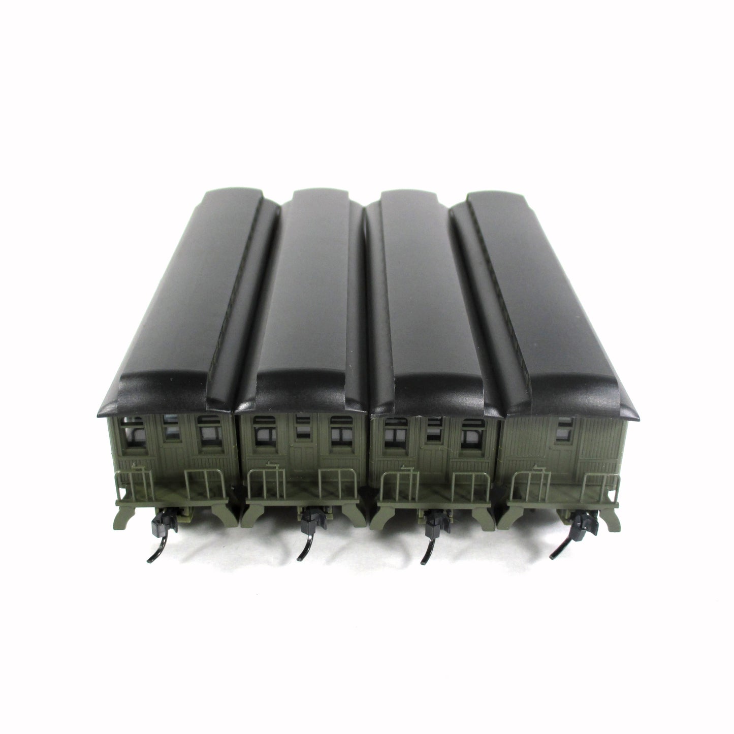 N Scale **SANTA FE** Overland Old-Time Passenger Car 4-Pack Set - Athearn 11851