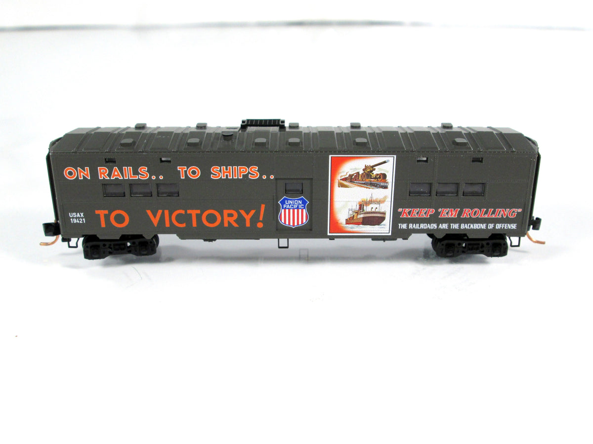 N Scale WWII Troop Kitchen **TO VICTORY** Art, UP 19421 - Micro Trains 11800210