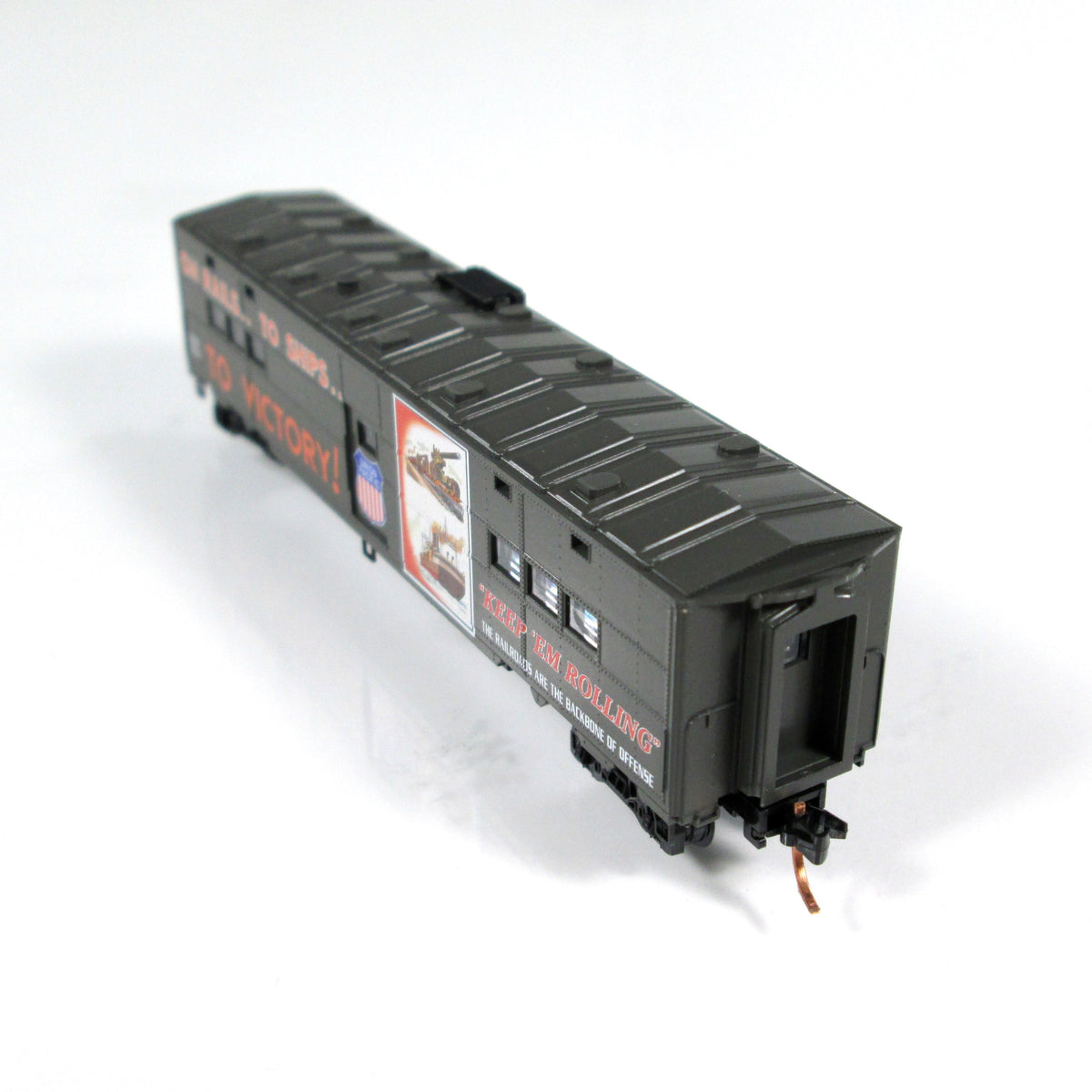 N Scale WWII Troop Kitchen **TO VICTORY** Art, UP 19421 - Micro Trains 11800210