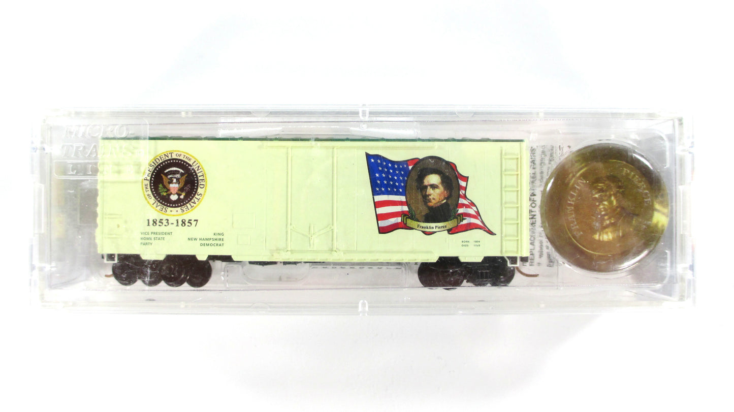 N Scale United States Presidential 40' Box Car Variety Lot - Micro Trains