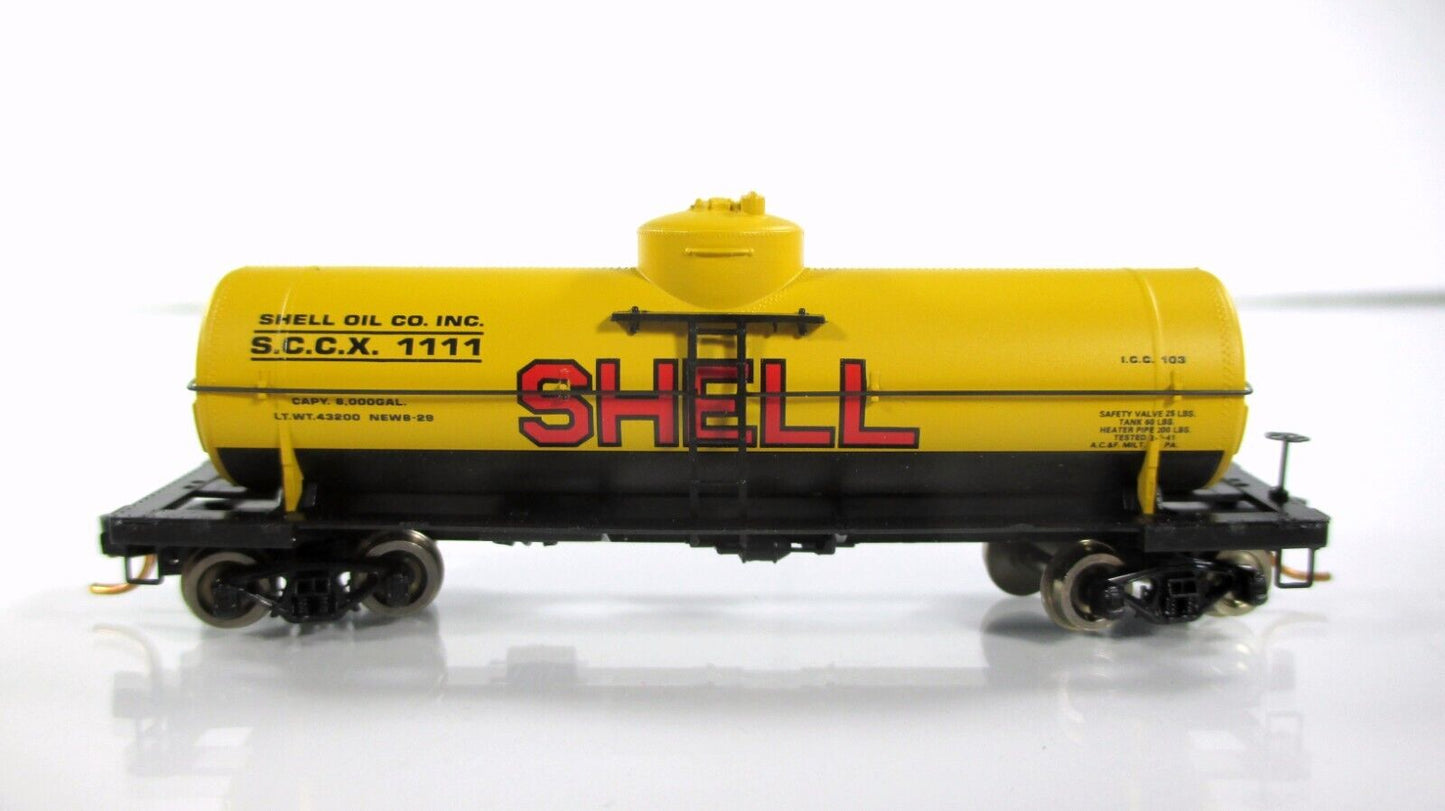 N Scale *SHELL* Tank Car Set, SCCX 1111, 1115, 1117, 1118 -Micro Trains 99300007