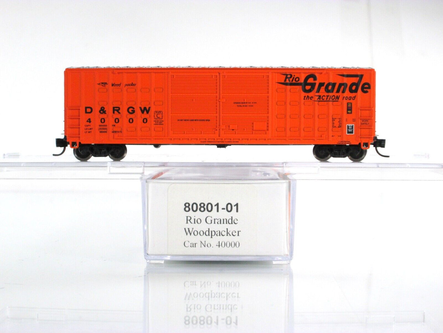 N Scale **Denver Rio Grande WoodPacker** Box Car 12-Set - TrainWorx FVM **RARE**