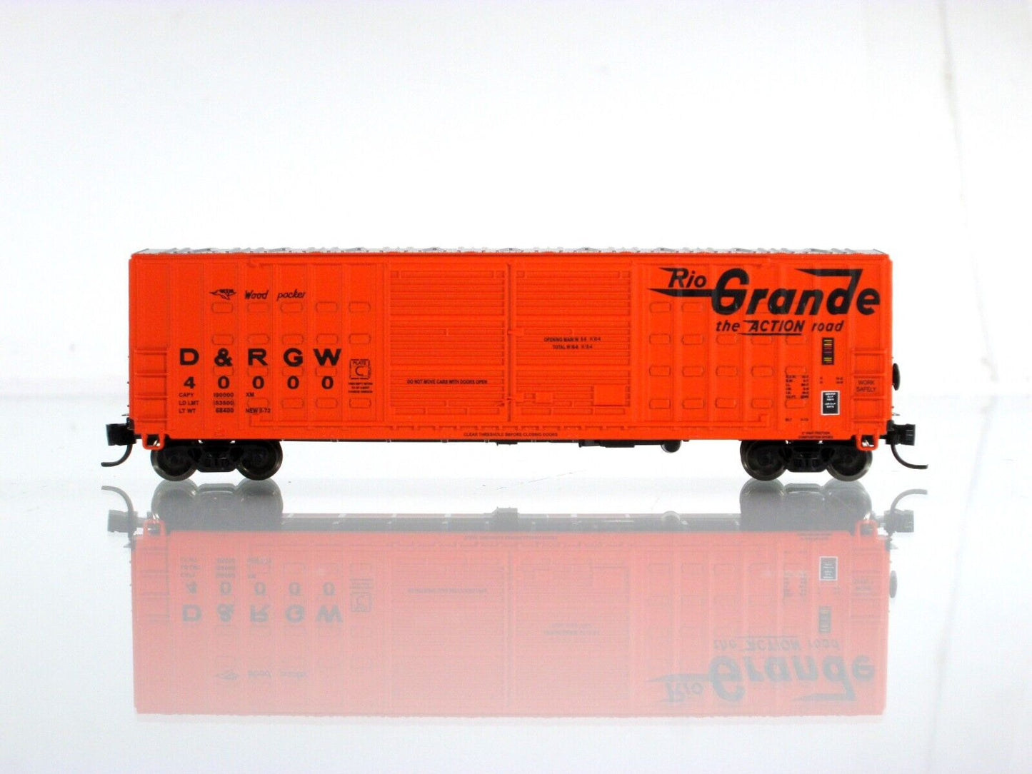 N Scale **Denver Rio Grande WoodPacker** Box Car 12-Set - TrainWorx FVM **RARE**