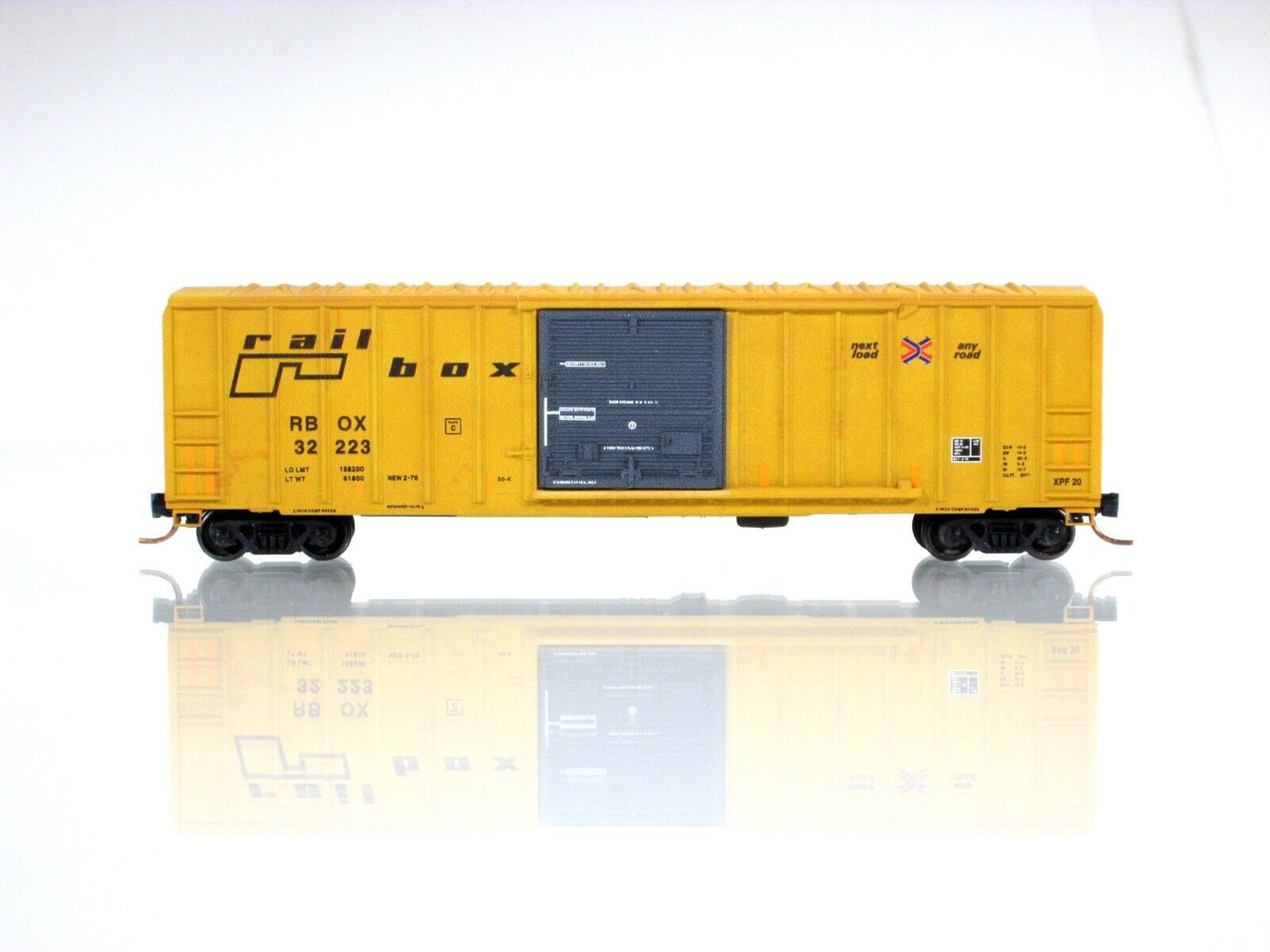 N Scale **RAILBOX GRAFFITI** Box Car #32223- Micro Trains NSE MTL 16-30 *RARE*
