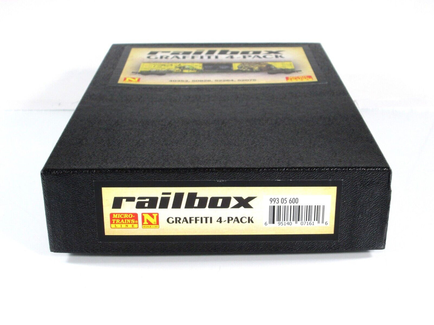 N Scale *RAILBOX* Weathered, Monkey Graffiti Box Car Set - Micro Trains 99305600