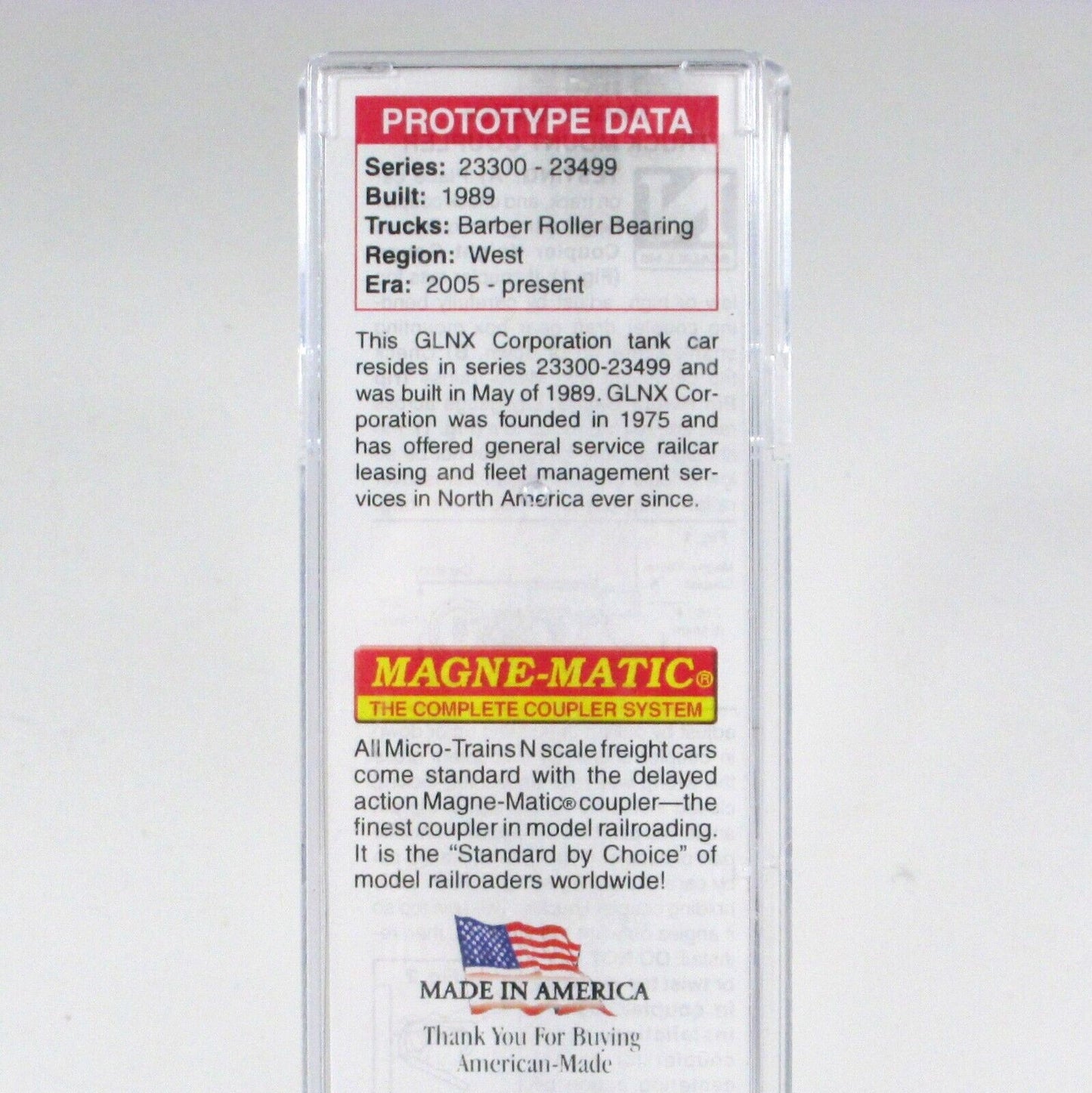 N Scale **GLNX** Weathered 56' Tank Car - Micro Trains 11044370