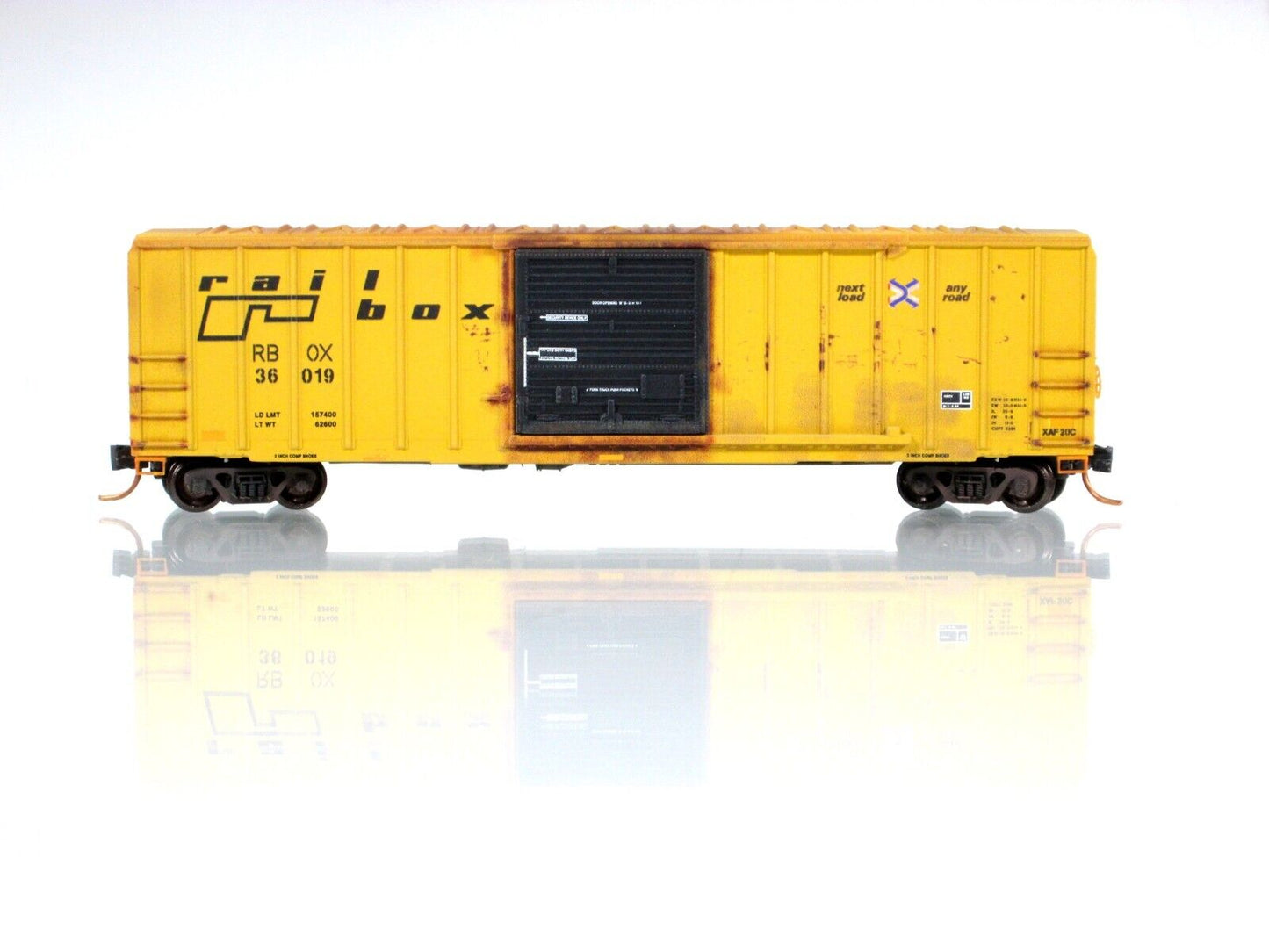 N Scale **RAILBOX GRAFFITI** Box Car #36019 - Micro Trains NSE MTL 17-123 *RARE*