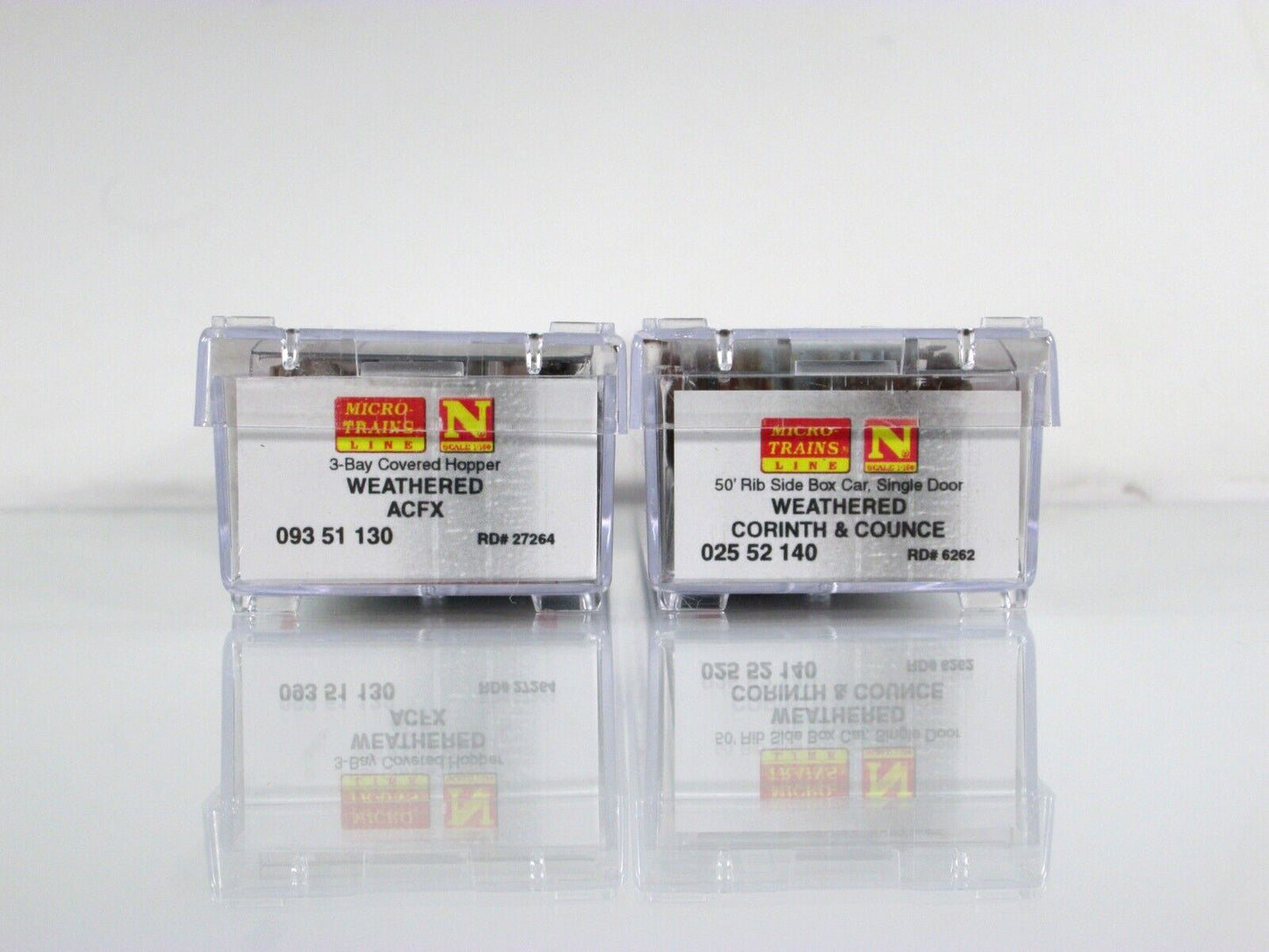 N Scale **SPACESHIP GRAFFITI** Box Car & Hopper 2-Pack - Micro Trains 99305460
