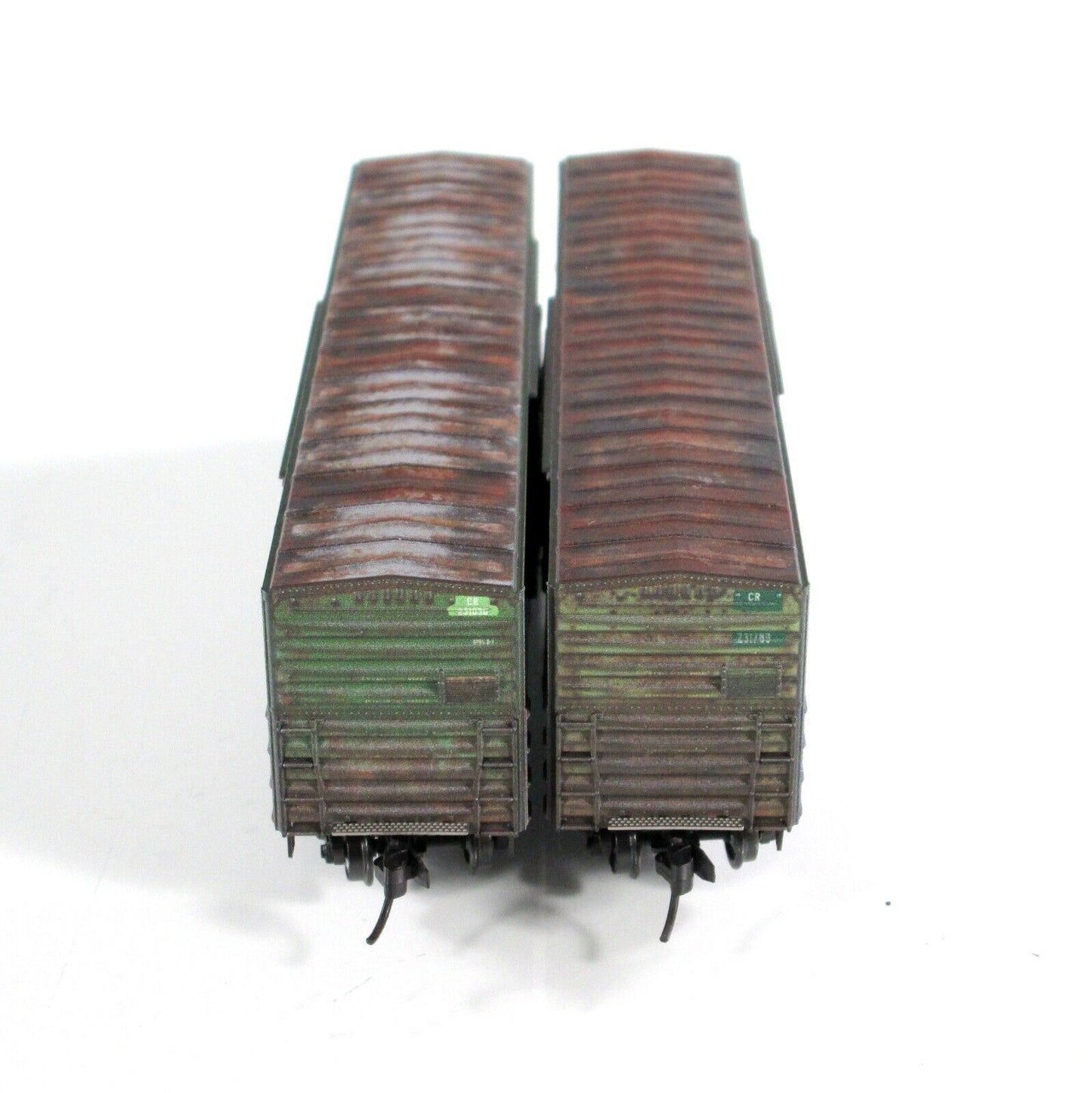 N Scale **CONRAIL / Ex-READING** Weathered Box Car Pack -- Micro Trains 99305860
