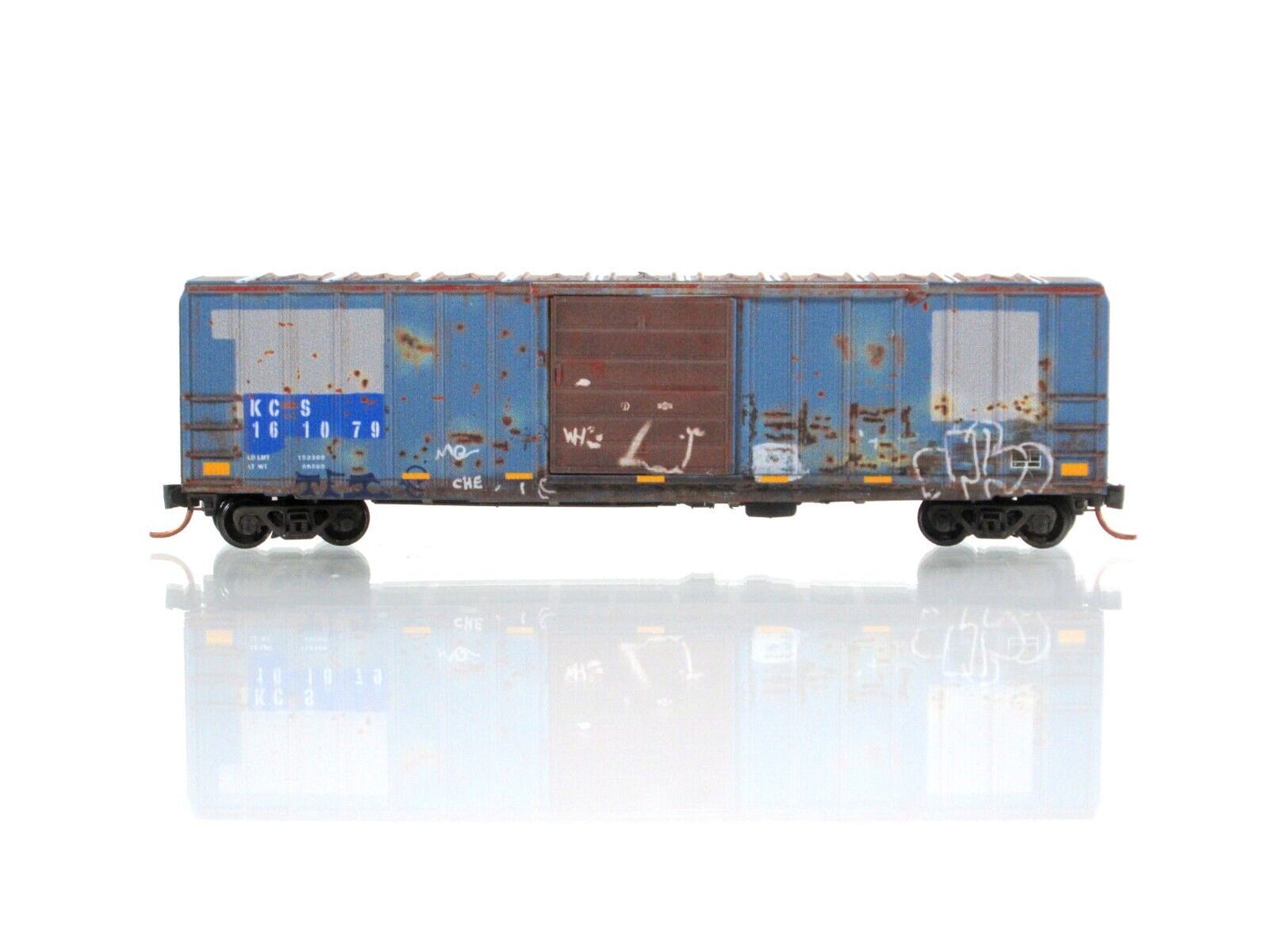 N Scale **KCS** Weathered & Graffiti 50' Box Car #161079 - Micro Trains 02544096