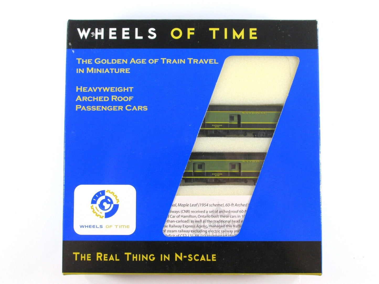 N Scale Canadian National *MAPLE LEAF* Baggage Express Set -WHEELS of TIME 158TS