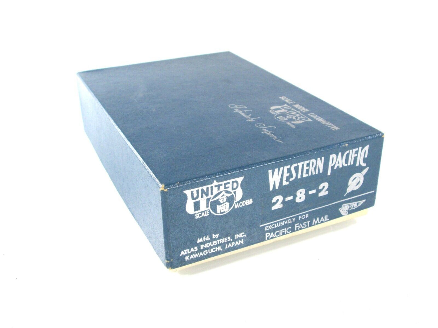 HO Scale BRASS Western Pacific 2-8-2 Steam Locomotive & Tender --- United Models