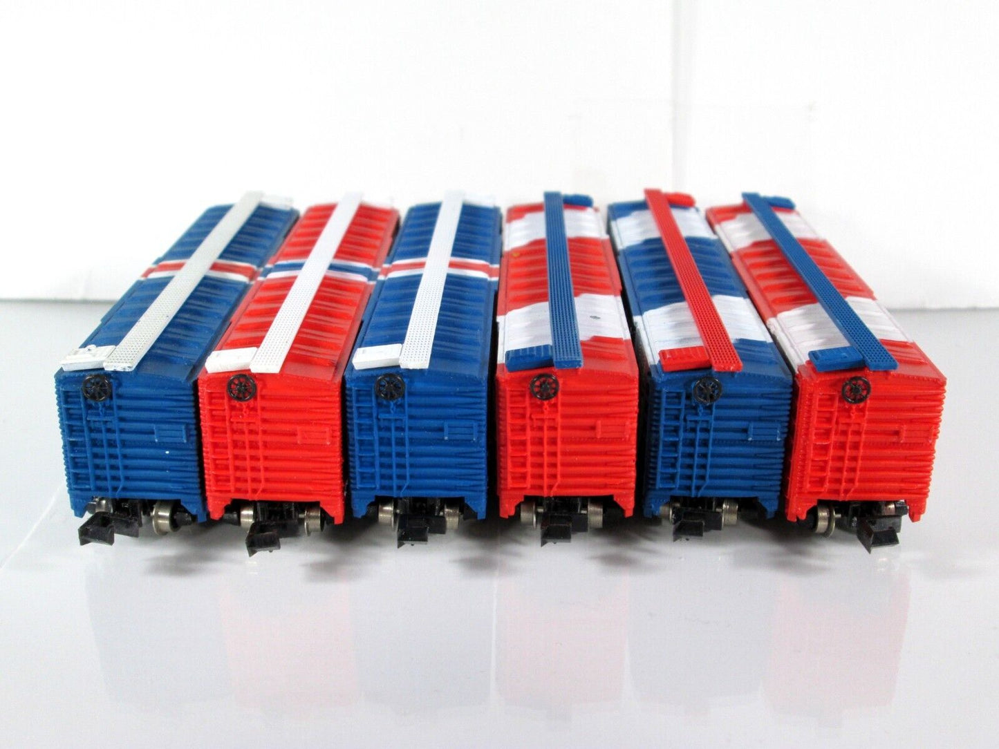 N Scale USA BICENTENNIAL 1776-1976 - PATRIOTIC 50' Box Car 6-Pack Set - Bachmann