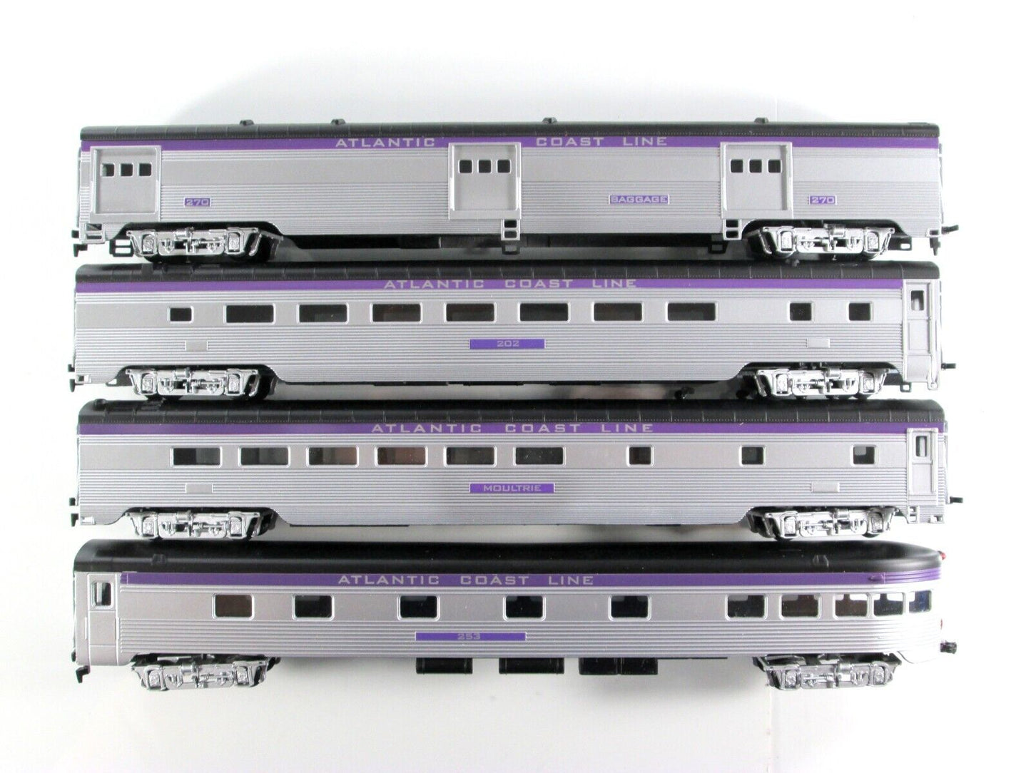HO Scale ATLANTIC COAST LINE Lightweight Passenger Car 8-Pack Set -- IHC 47758