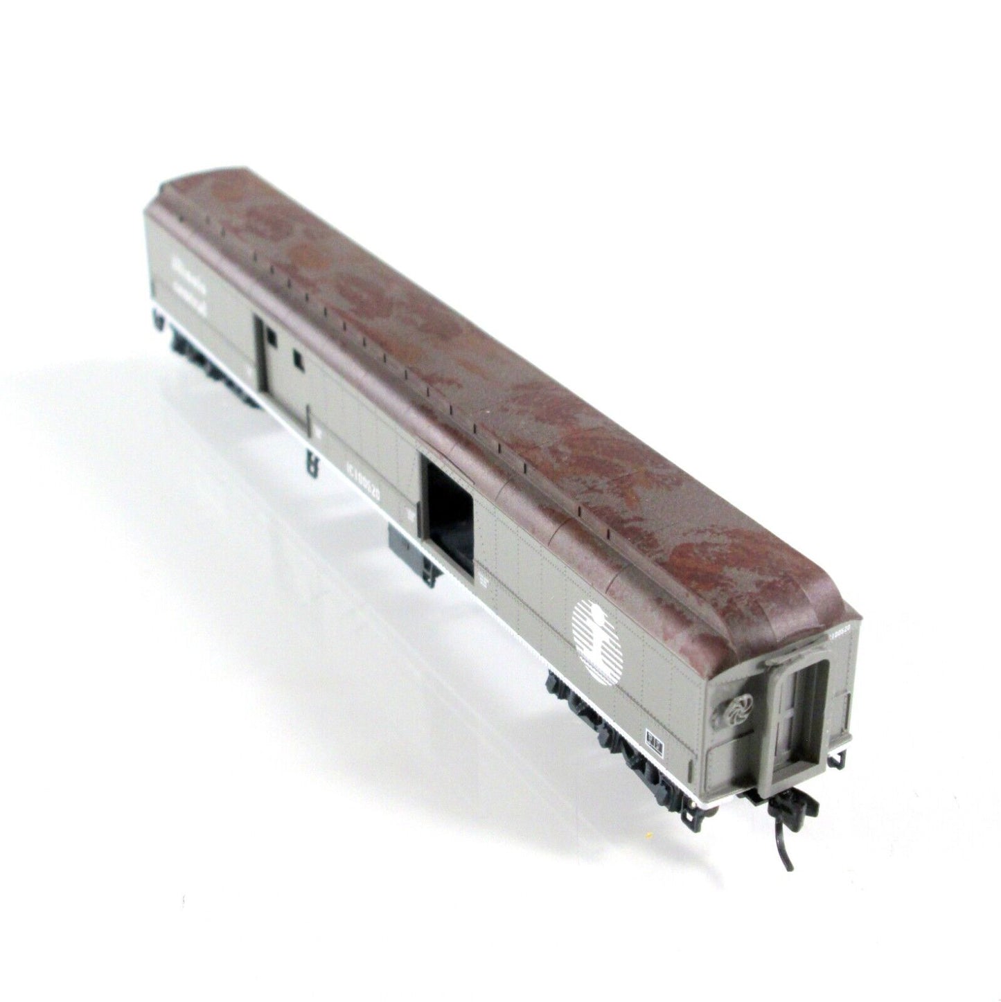 N Scale ILLINOIS CENTRAL **DEATH STAR** MOW Baggage #100520 - WHEELS of TIME 312