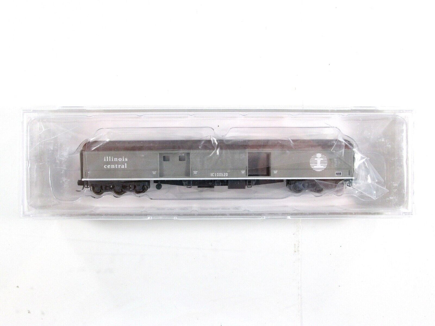 N Scale ILLINOIS CENTRAL **DEATH STAR** MOW Baggage #100520 - WHEELS of TIME 312