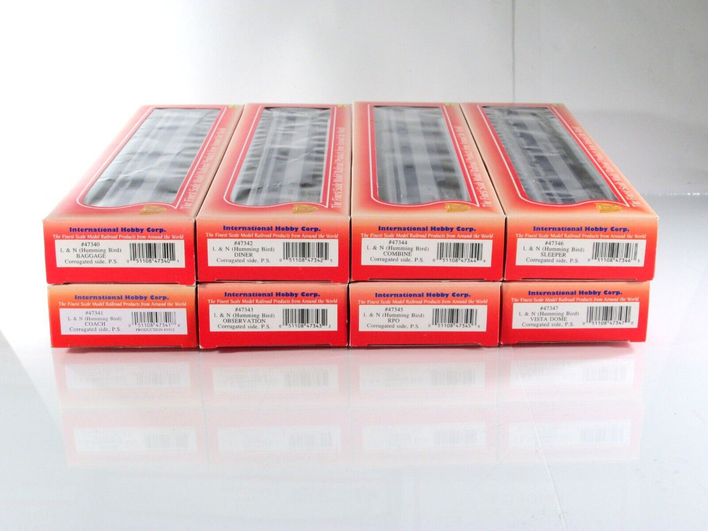 HO Scale LOUISVILLE NASHVILLE *HUMMINGBIRD* Passenger 8-Car Set -IHC 47348 *RARE