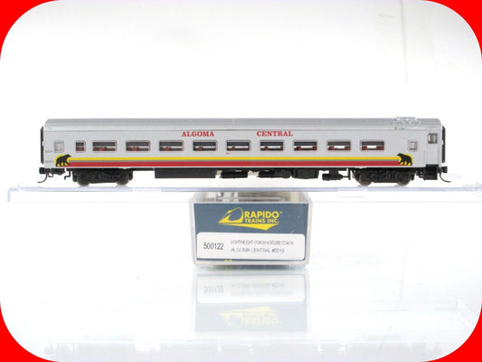 N Scale ALGOMA CENTRAL Lighted Passenger Coach, AC #5519 -- Rapido TRAINS 500122