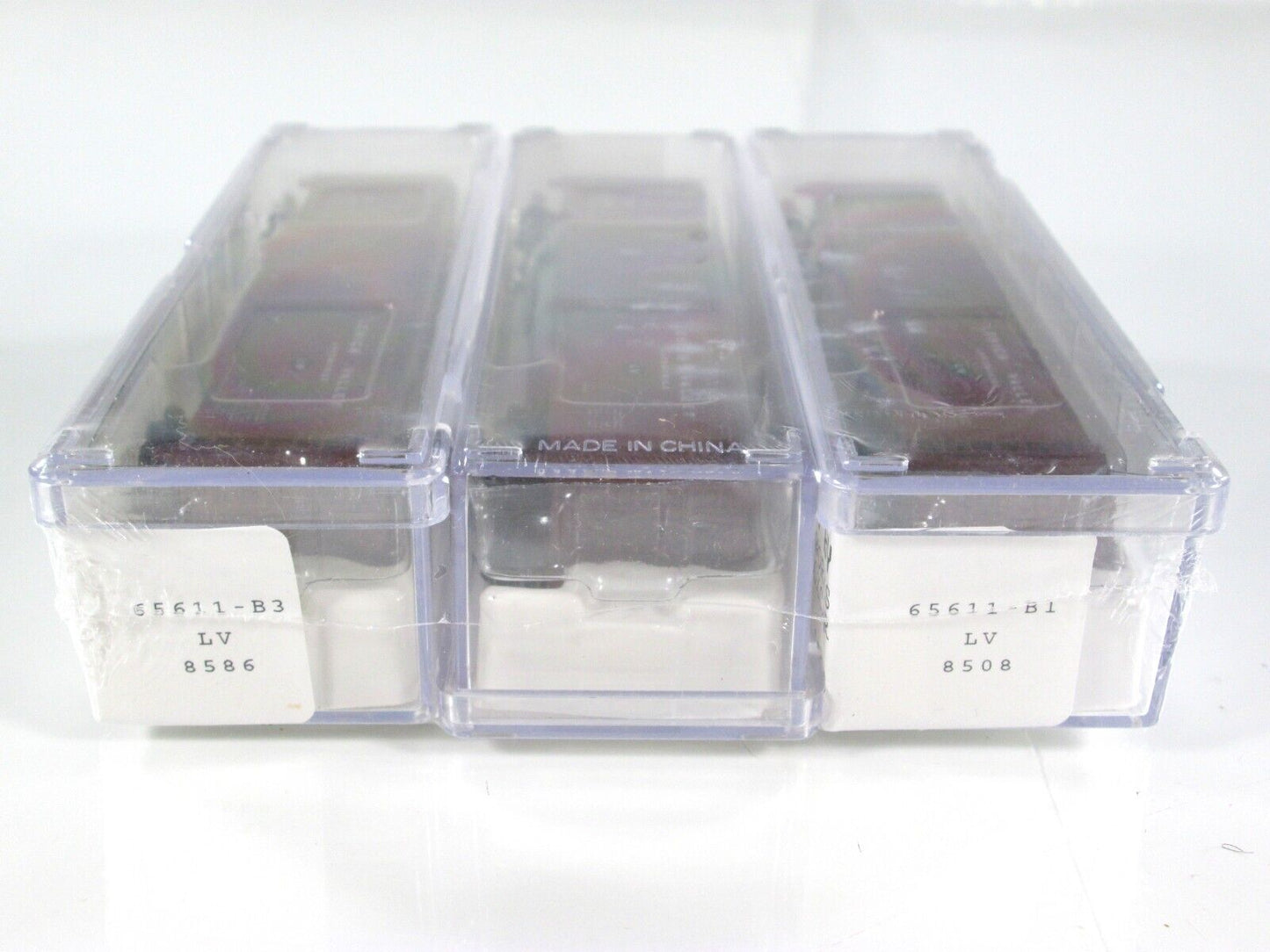 N Scale LEHIGH VALLEY Box Car 3-Pack - LV 8508, 8542, 8586 - Intermountain / BLW