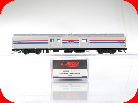 N Scale AMTRAK Phase III Baggage Express Car, AMTK 1006 --- Rapido TRAINS 506004