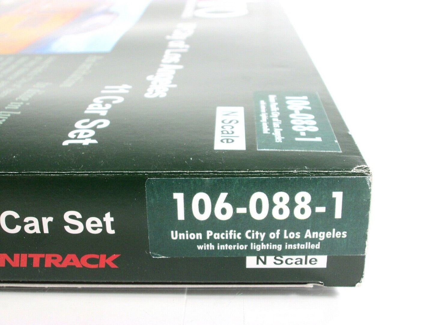N Scale UNION PACIFIC *CITY of LOS ANGELES* 11-Car Set -Kato 106-088-1 *LIGHTED*